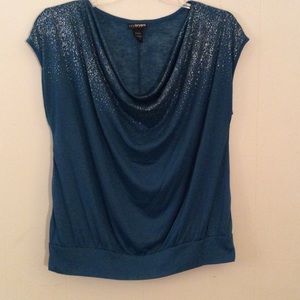 🌺SOLD🌺Lane Bryant | Bluegreen Sleeveless Blouse